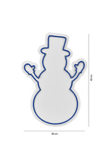 Lampă neon Snowman, Diverse culori, 18x35x2 cm - Albastru | SKU: 395NGR1979 | Lampă neon Snowman, 18x35x2 cm, varianta Albastru, produs pentru amenajarea locuinței, disponibil online în România la CasaMob