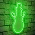 Verde | SKU: 395NGR1980 | Lampă neon Snowman, 18x35x2 cm, varianta Verde, produs pentru amenajarea locuinței, disponibil online în România la CasaMob