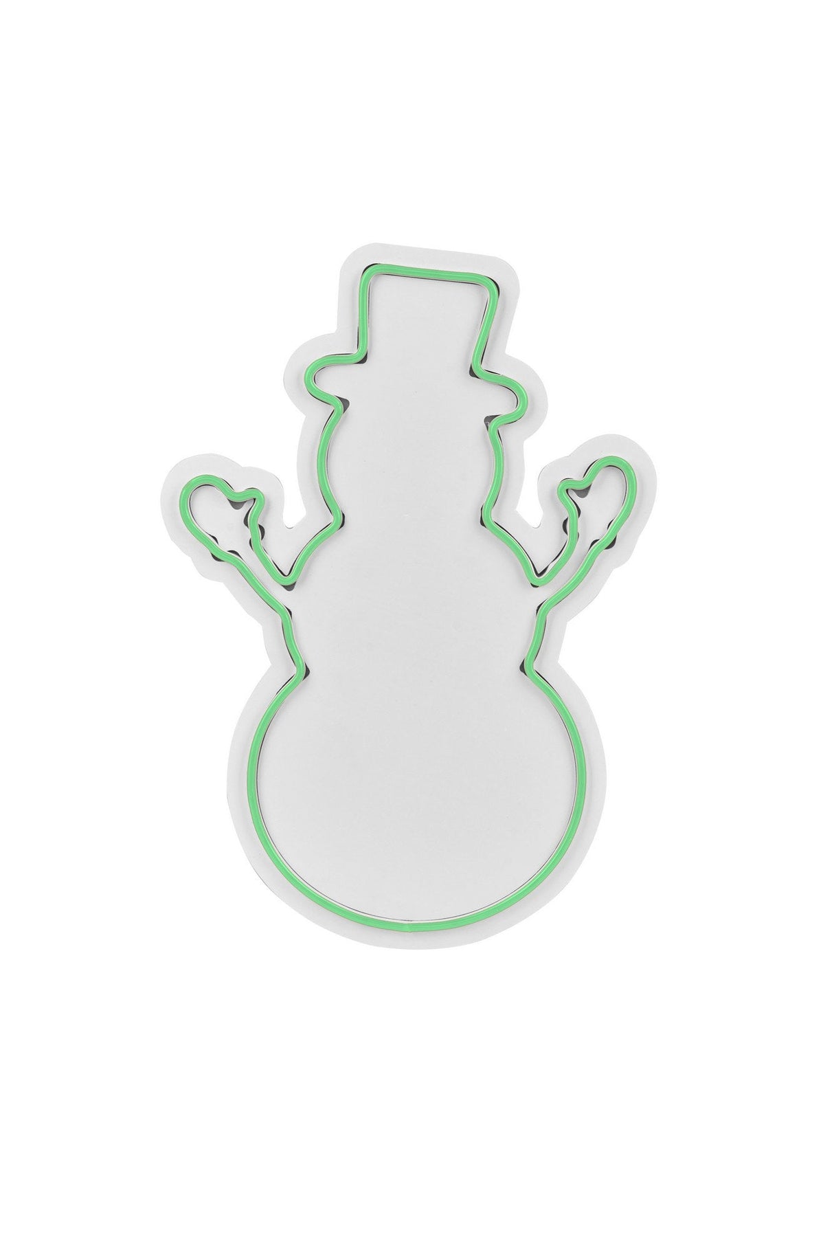 Lampă neon Snowman, Diverse culori, 18x35x2 cm - Verde | SKU: 395NGR1980 | Lampă neon Snowman, 18x35x2 cm, varianta Verde, produs pentru amenajarea locuinței, disponibil online în România la CasaMob