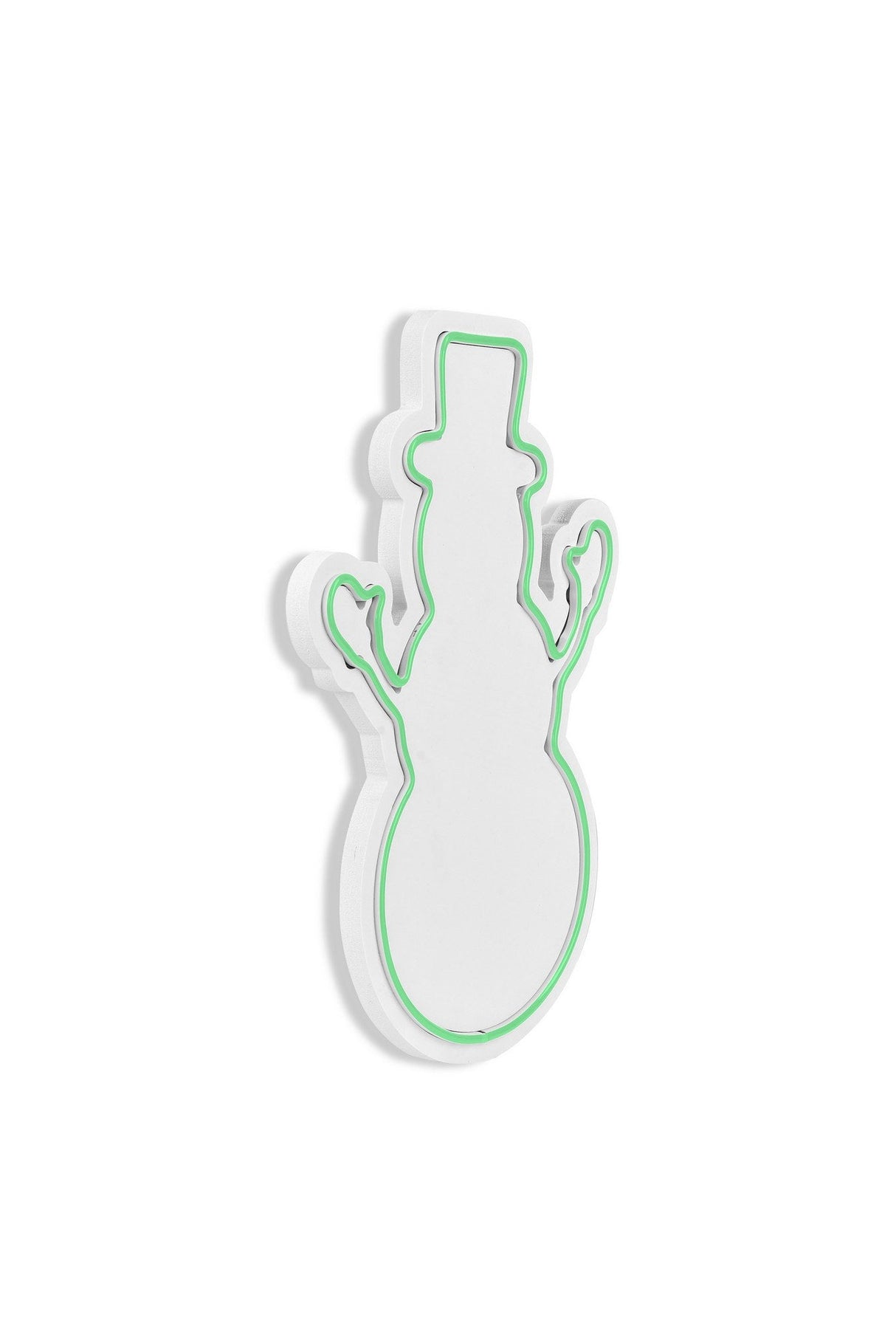 Lampă neon Snowman, Diverse culori, 18x35x2 cm - Verde | SKU: 395NGR1980 | Lampă neon Snowman, 18x35x2 cm, varianta Verde, produs pentru amenajarea locuinței, disponibil online în România la CasaMob