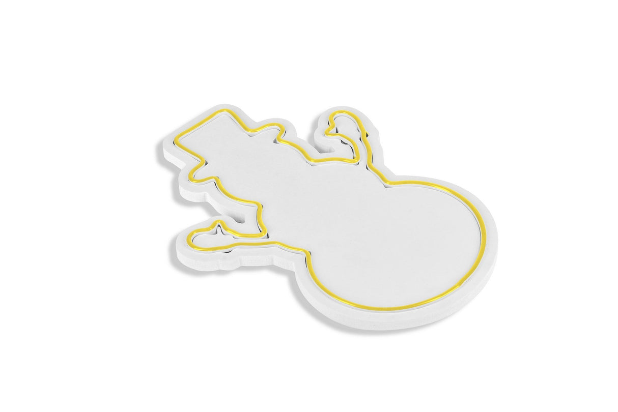 Lampă neon Snowman, Diverse culori, 18x35x2 cm - Galben | SKU: 395NGR1981 | Lampă neon Snowman, 18x35x2 cm, varianta Galben, produs pentru amenajarea locuinței, disponibil online în România la CasaMob
