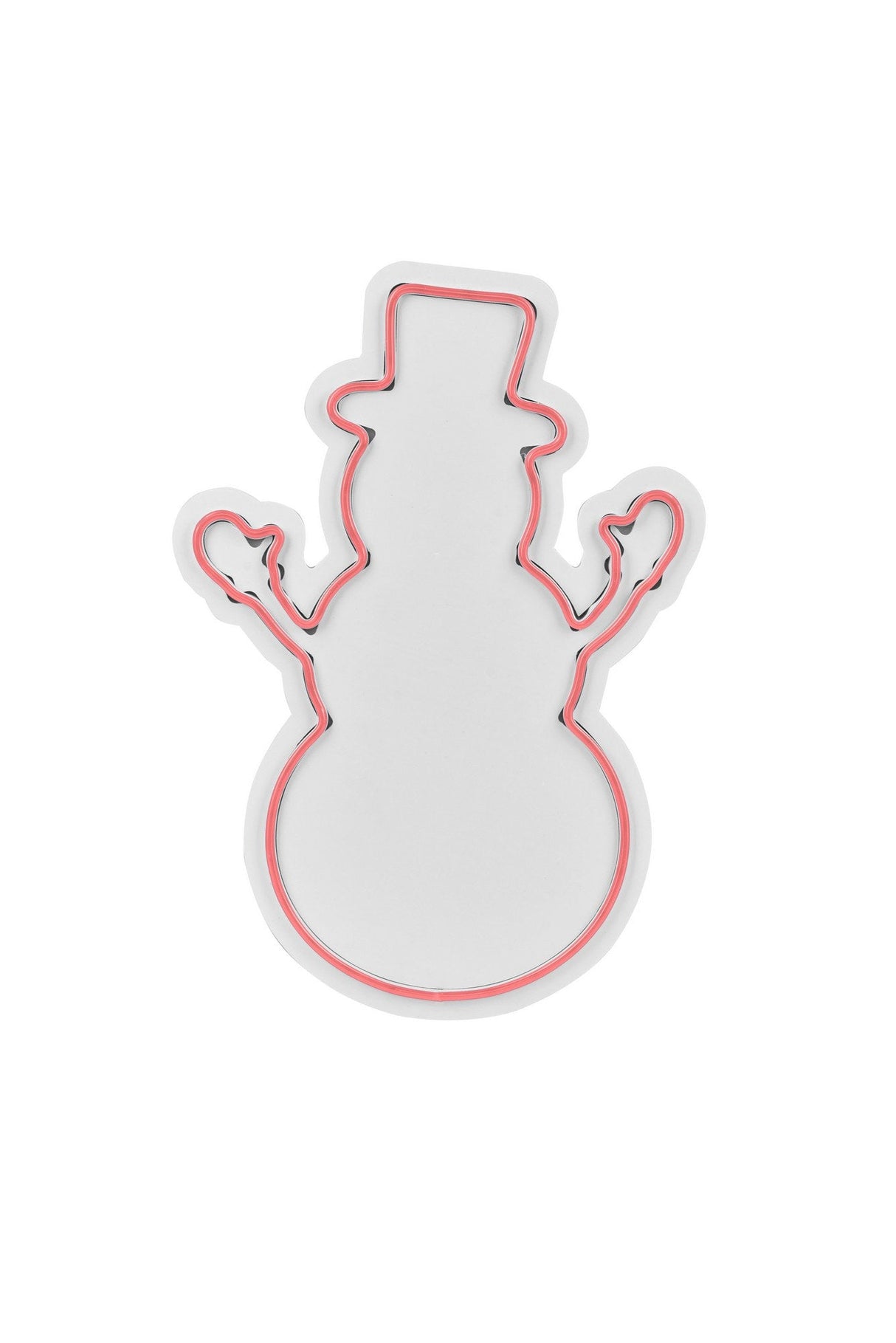 Lampă neon Snowman, Diverse culori, 18x35x2 cm - Roz | SKU: 395NGR1982 | Lampă neon Snowman, 18x35x2 cm, varianta Roz, produs pentru amenajarea locuinței, disponibil online în România la CasaMob