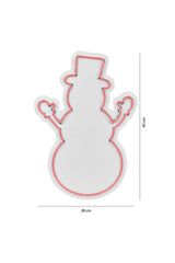 Lampă neon Snowman, Diverse culori, 18x35x2 cm - Roz | SKU: 395NGR1982 | Lampă neon Snowman, 18x35x2 cm, varianta Roz, produs pentru amenajarea locuinței, disponibil online în România la CasaMob