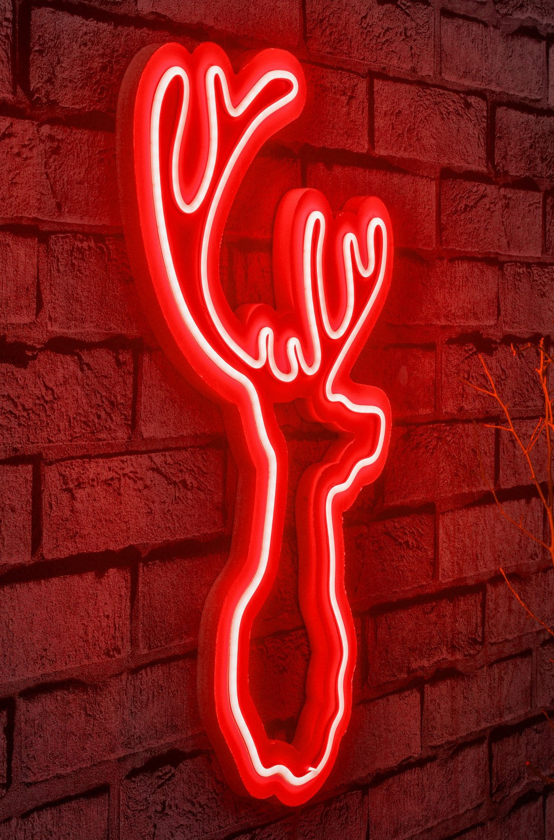 Lampă neon Deer, Diverse culori, 21x34x2 cm - Roșu | SKU: 395NGR1983 | Lampă neon Deer, 21x34x2 cm, varianta Roșu, produs pentru amenajarea locuinței, disponibil online în România la CasaMob