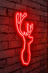 Lampă neon Deer, Diverse culori, 21x34x2 cm - Roșu | SKU: 395NGR1983 | Lampă neon Deer, 21x34x2 cm, varianta Roșu, produs pentru amenajarea locuinței, disponibil online în România la CasaMob