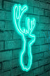 Albastru | SKU: 395NGR1984 | Lampă neon Deer, 21x34x2 cm, varianta Albastru, produs pentru amenajarea locuinței, disponibil online în România la CasaMob