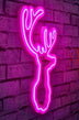 Roz | SKU: 395NGR1987 | Lampă neon Deer, 21x34x2 cm, varianta Roz, produs pentru amenajarea locuinței, disponibil online în România la CasaMob
