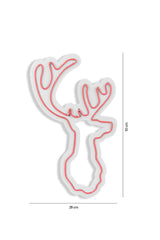 Lampă neon Deer, Diverse culori, 21x34x2 cm - Roz | SKU: 395NGR1987 | Lampă neon Deer, 21x34x2 cm, varianta Roz, produs pentru amenajarea locuinței, disponibil online în România la CasaMob