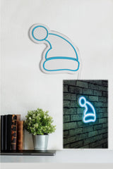 Lampă neon Santa Claus, Diverse culori, 28x26x2 cm - Albastru | SKU: 395NGR1989 | Lampă neon Santa Claus, 28x26x2 cm, varianta Albastru, produs pentru amenajarea locuinței, disponibil online în România la CasaMob