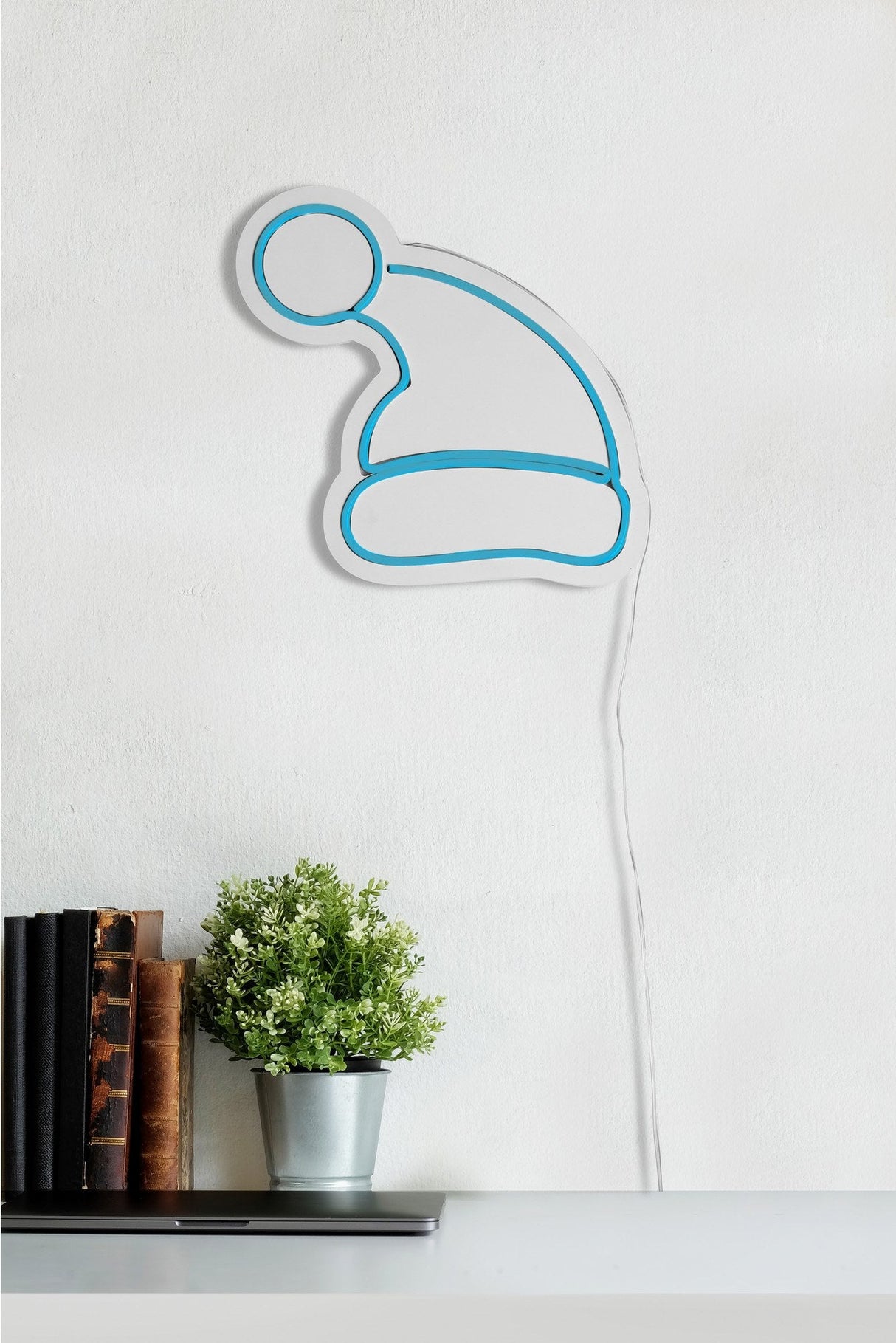 Lampă neon Santa Claus, Diverse culori, 28x26x2 cm - Albastru | SKU: 395NGR1989 | Lampă neon Santa Claus, 28x26x2 cm, varianta Albastru, produs pentru amenajarea locuinței, disponibil online în România la CasaMob