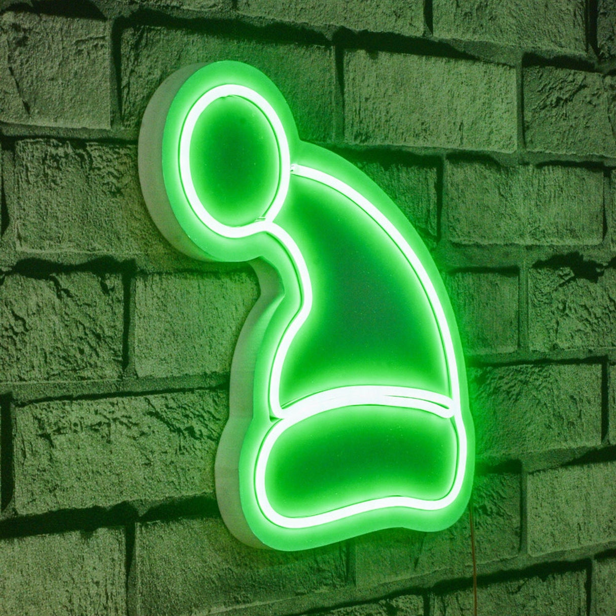 Lampă neon Santa Claus, Diverse culori, 28x26x2 cm - Verde | SKU: 395NGR1990 | Lampă neon Santa Claus, 28x26x2 cm, varianta Verde, produs pentru amenajarea locuinței, disponibil online în România la CasaMob
