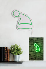 Lampă neon Santa Claus, Diverse culori, 28x26x2 cm - Verde | SKU: 395NGR1990 | Lampă neon Santa Claus, 28x26x2 cm, varianta Verde, produs pentru amenajarea locuinței, disponibil online în România la CasaMob
