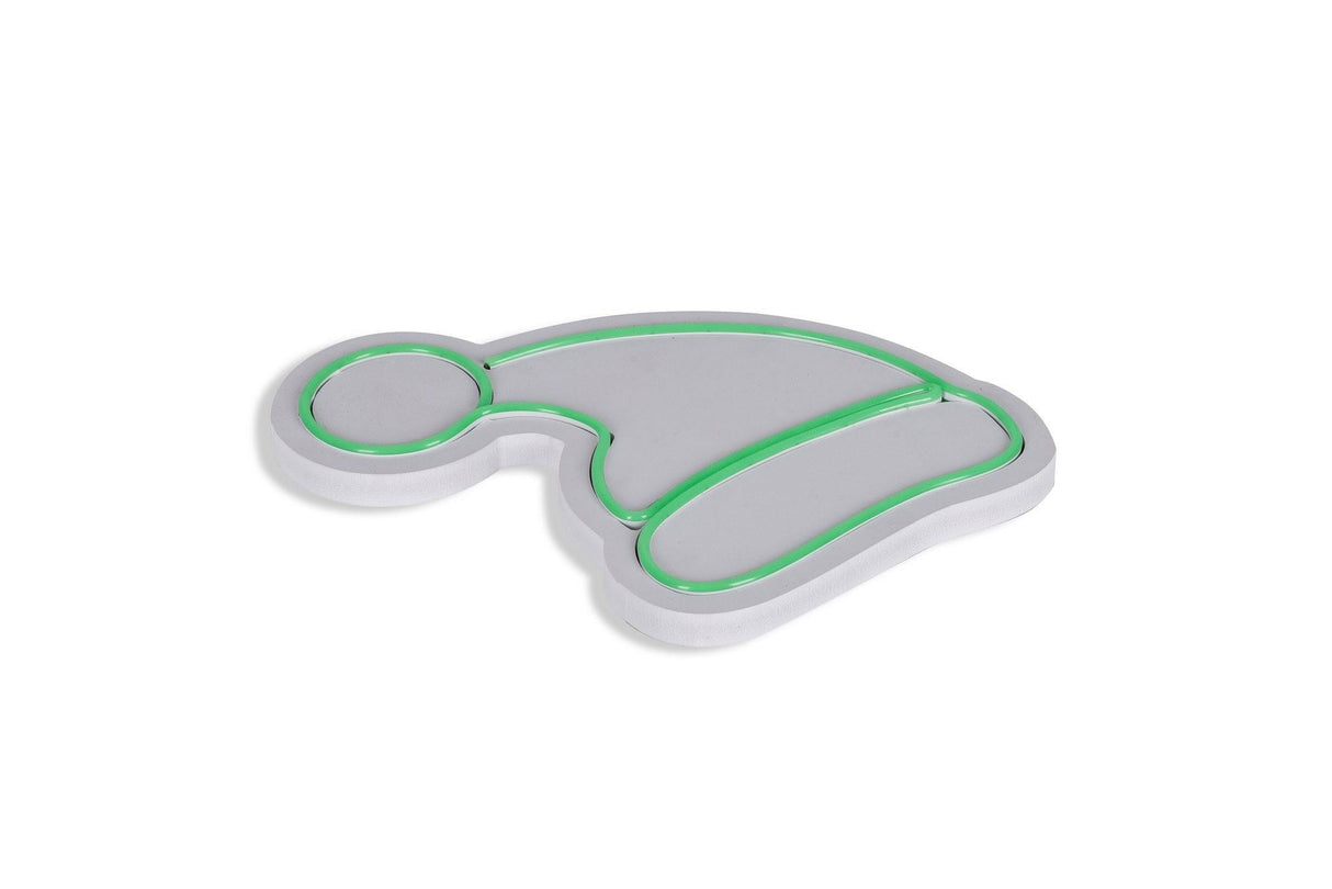 Lampă neon Santa Claus, Diverse culori, 28x26x2 cm - Verde | SKU: 395NGR1990 | Lampă neon Santa Claus, 28x26x2 cm, varianta Verde, produs pentru amenajarea locuinței, disponibil online în România la CasaMob