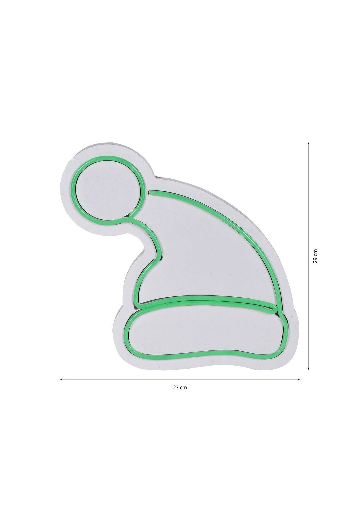 Lampă neon Santa Claus, Diverse culori, 28x26x2 cm - Verde | SKU: 395NGR1990 | Lampă neon Santa Claus, 28x26x2 cm, varianta Verde, produs pentru amenajarea locuinței, disponibil online în România la CasaMob