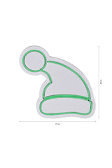 Lampă neon Santa Claus, Diverse culori, 28x26x2 cm - Verde | SKU: 395NGR1990 | Lampă neon Santa Claus, 28x26x2 cm, varianta Verde, produs pentru amenajarea locuinței, disponibil online în România la CasaMob