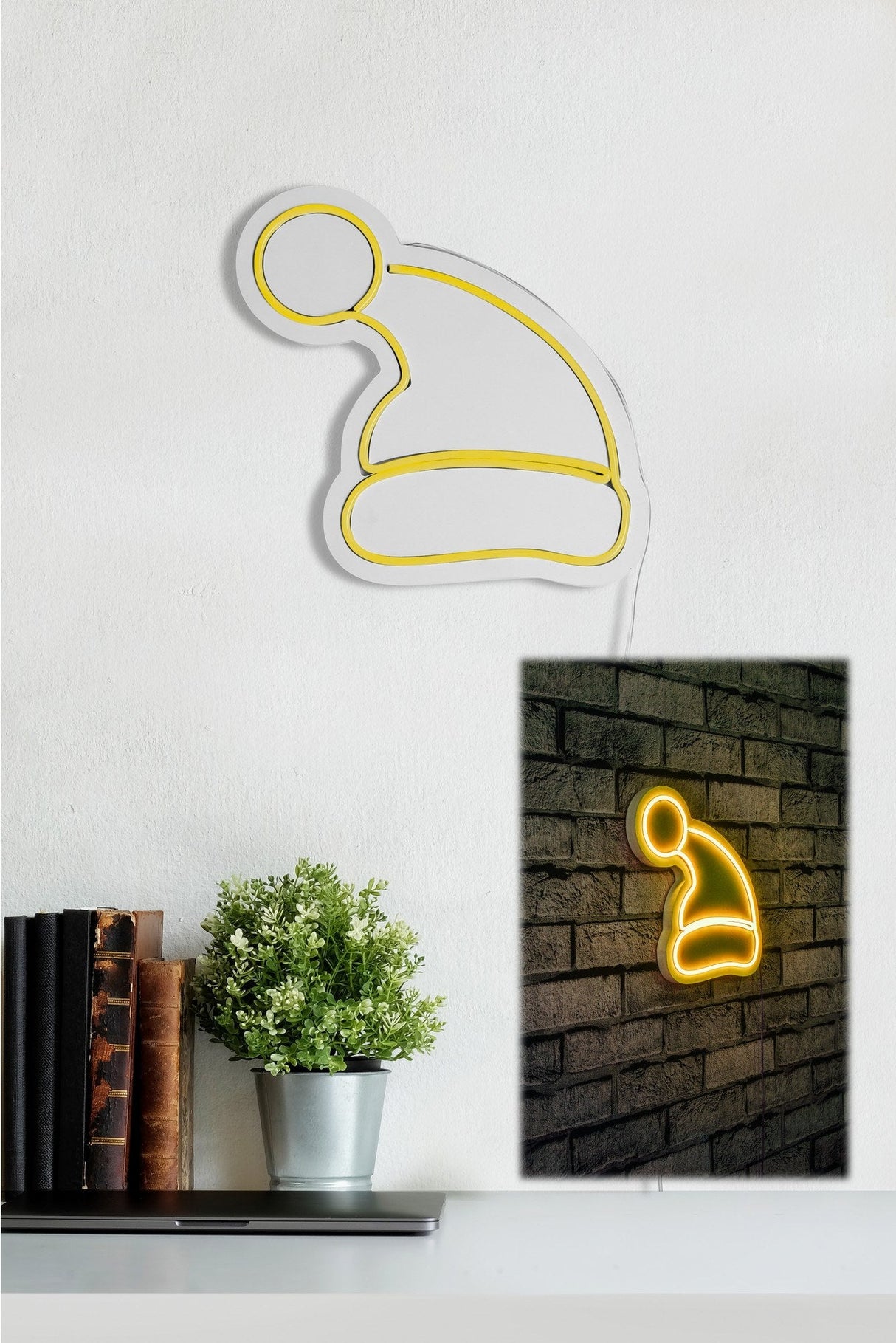 Lampă neon Santa Claus, Diverse culori, 28x26x2 cm - Galben | SKU: 395NGR1991 | Lampă neon Santa Claus, 28x26x2 cm, varianta Galben, produs pentru amenajarea locuinței, disponibil online în România la CasaMob
