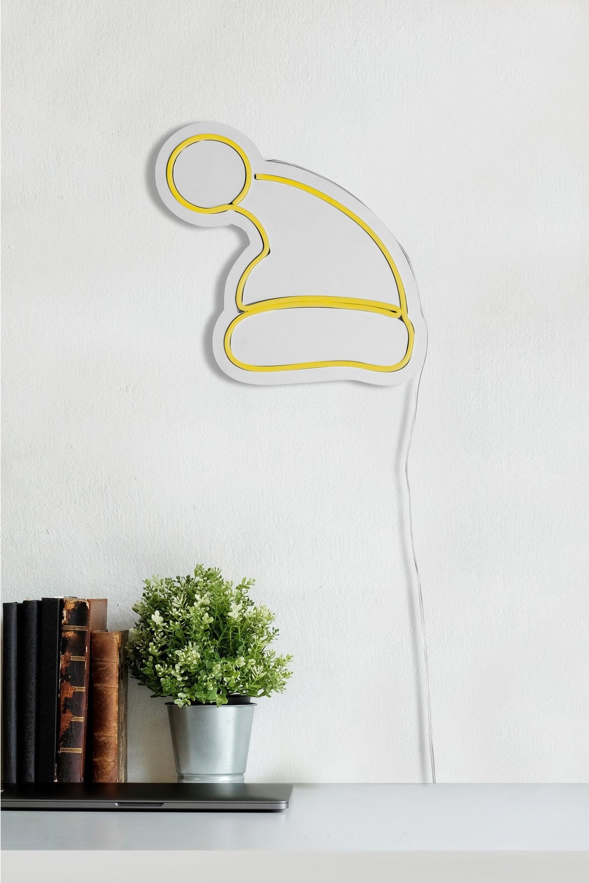 Lampă neon Santa Claus, Diverse culori, 28x26x2 cm - Galben | SKU: 395NGR1991 | Lampă neon Santa Claus, 28x26x2 cm, varianta Galben, produs pentru amenajarea locuinței, disponibil online în România la CasaMob