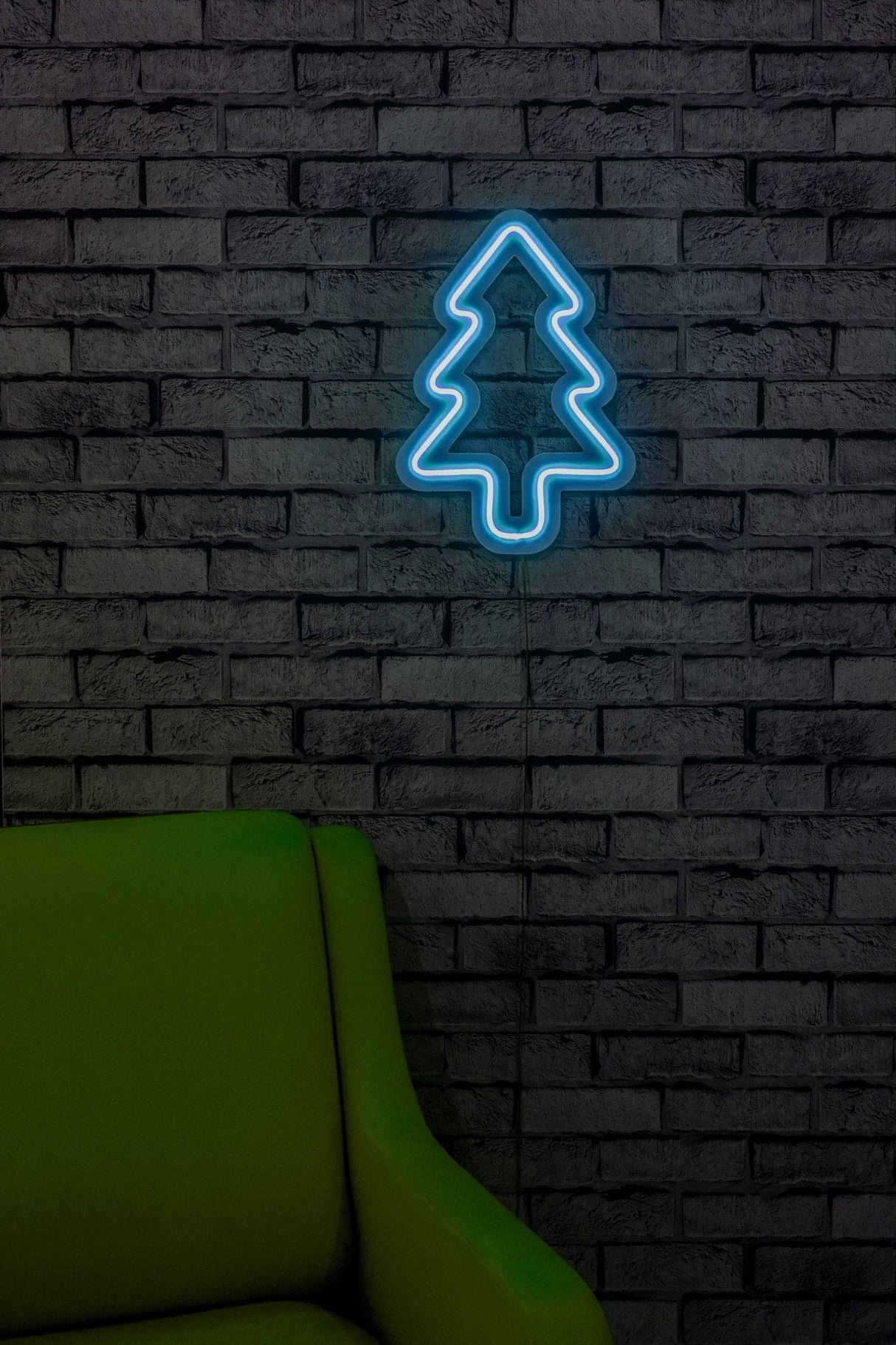 Lampă neon Christmas pin, Diverse culori, 21x30x2 cm - Albastru | SKU: 395NGR1994 | Lampă neon Christmas pin, 21x30x2 cm, varianta Albastru, produs pentru amenajarea locuinței, disponibil online în România la CasaMob
