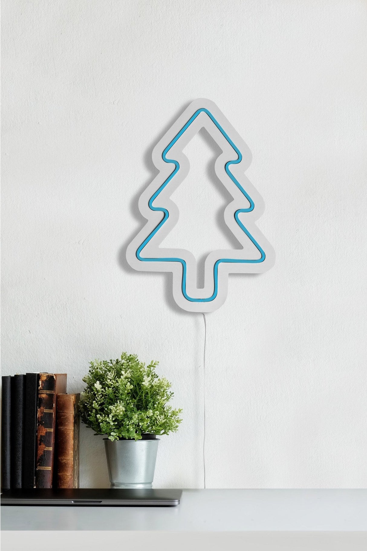 Lampă neon Christmas pin, Diverse culori, 21x30x2 cm - Albastru | SKU: 395NGR1994 | Lampă neon Christmas pin, 21x30x2 cm, varianta Albastru, produs pentru amenajarea locuinței, disponibil online în România la CasaMob