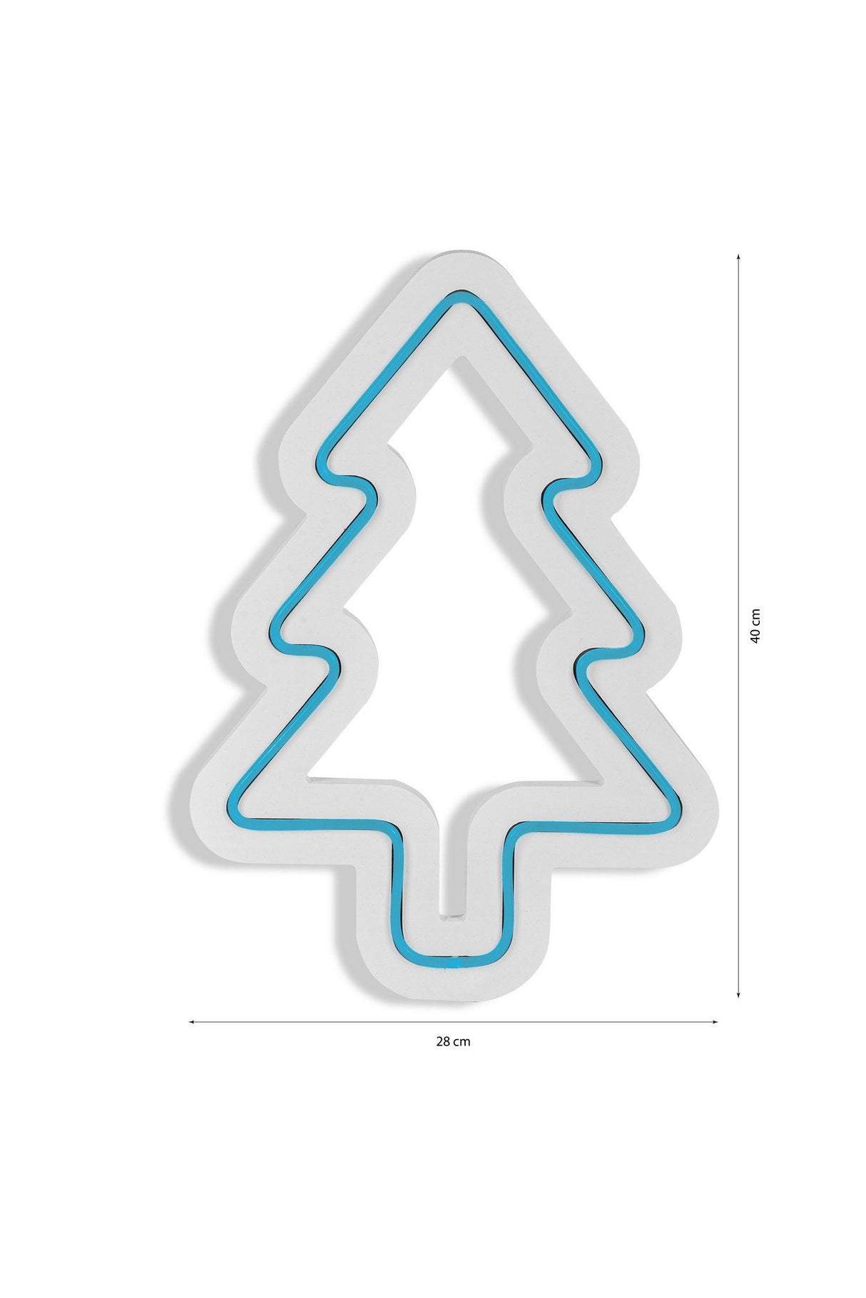 Lampă neon Christmas pin, Diverse culori, 21x30x2 cm - Albastru | SKU: 395NGR1994 | Lampă neon Christmas pin, 21x30x2 cm, varianta Albastru, produs pentru amenajarea locuinței, disponibil online în România la CasaMob