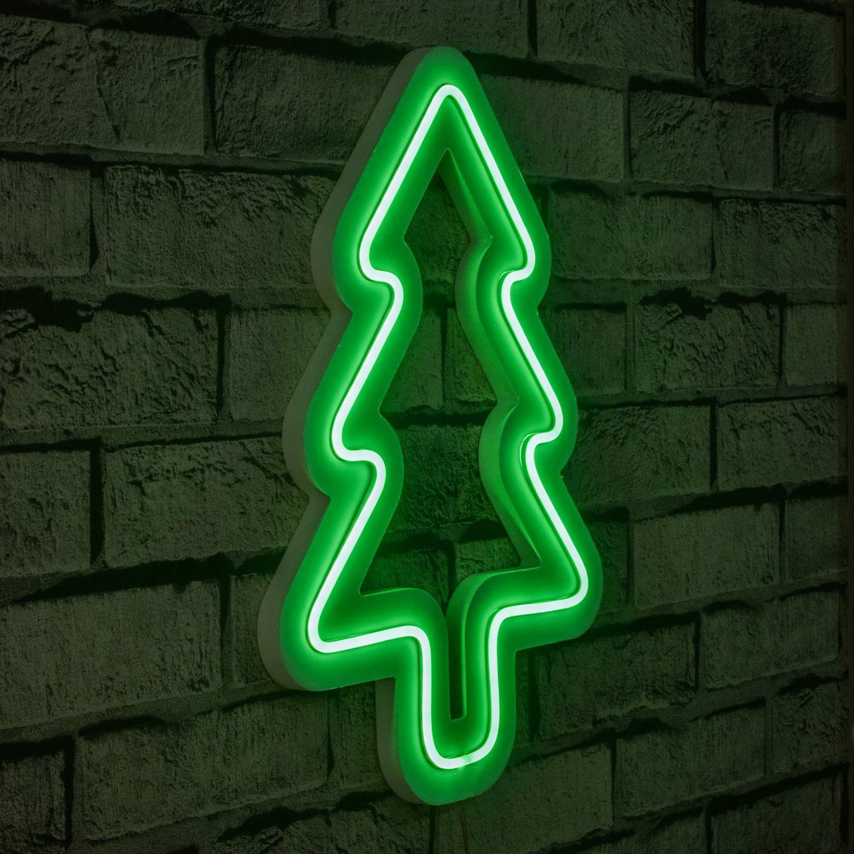 Lampă neon Christmas pin, Diverse culori, 21x30x2 cm - Verde | SKU: 395NGR1995 | Lampă neon Christmas pin, 21x30x2 cm, varianta Verde, produs pentru amenajarea locuinței, disponibil online în România la CasaMob