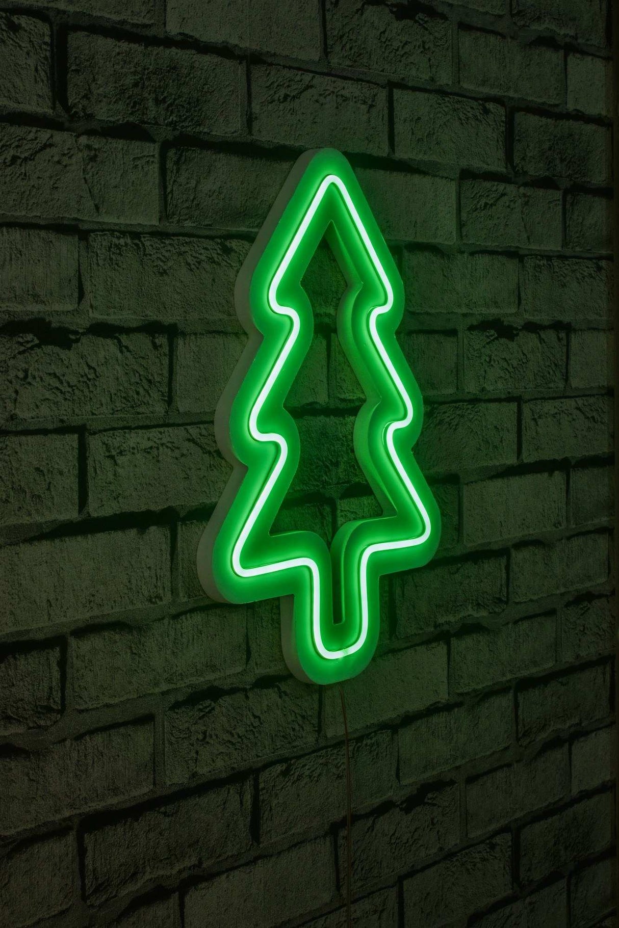 Lampă neon Christmas pin, Diverse culori, 21x30x2 cm - Verde | SKU: 395NGR1995 | Lampă neon Christmas pin, 21x30x2 cm, varianta Verde, produs pentru amenajarea locuinței, disponibil online în România la CasaMob