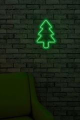 Lampă neon Christmas pin, Diverse culori, 21x30x2 cm - Verde | SKU: 395NGR1995 | Lampă neon Christmas pin, 21x30x2 cm, varianta Verde, produs pentru amenajarea locuinței, disponibil online în România la CasaMob