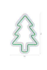 Lampă neon Christmas pin, Diverse culori, 21x30x2 cm - Verde | SKU: 395NGR1995 | Lampă neon Christmas pin, 21x30x2 cm, varianta Verde, produs pentru amenajarea locuinței, disponibil online în România la CasaMob