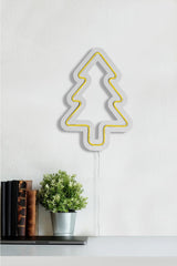 Lampă neon Christmas pin, Diverse culori, 21x30x2 cm - Galben | SKU: 395NGR1996 | Lampă neon Christmas pin, 21x30x2 cm, varianta Galben, produs pentru amenajarea locuinței, disponibil online în România la CasaMob