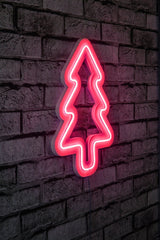 Lampă neon Christmas pin, Diverse culori, 21x30x2 cm - Roz | SKU: 395NGR1997 | Lampă neon Christmas pin, 21x30x2 cm, varianta Roz, produs pentru amenajarea locuinței, disponibil online în România la CasaMob