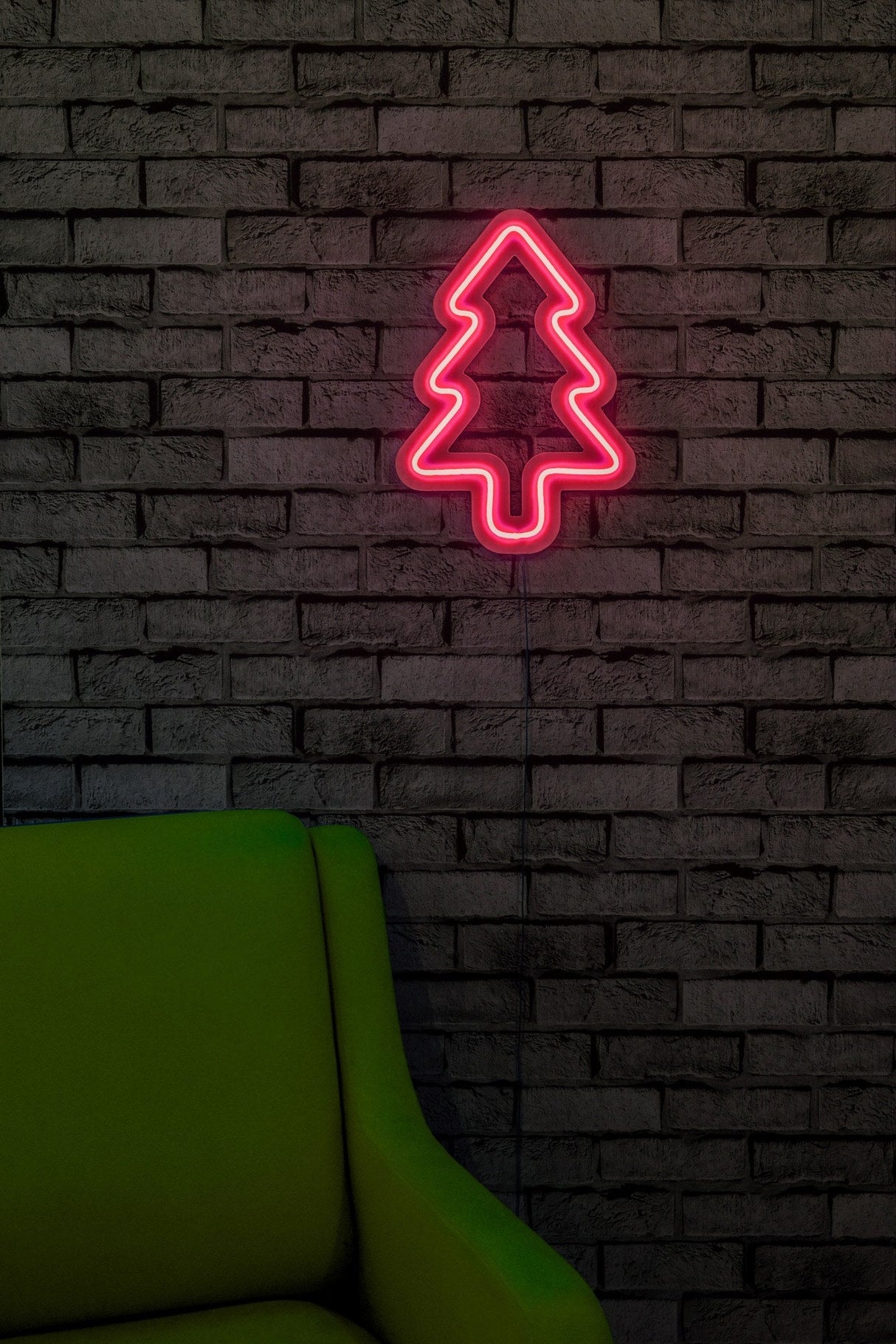 Lampă neon Christmas pin, Diverse culori, 21x30x2 cm - Roz | SKU: 395NGR1997 | Lampă neon Christmas pin, 21x30x2 cm, varianta Roz, produs pentru amenajarea locuinței, disponibil online în România la CasaMob