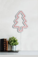 Lampă neon Christmas pin, Diverse culori, 21x30x2 cm - Roz | SKU: 395NGR1997 | Lampă neon Christmas pin, 21x30x2 cm, varianta Roz, produs pentru amenajarea locuinței, disponibil online în România la CasaMob
