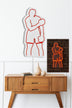 Roșu | SKU: 395NGR2067 | Lampă neon Muhammed Ali, 28x60x2 cm, varianta Roșu, produs pentru amenajarea locuinței, disponibil online în România la CasaMob