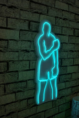 Lampă neon Muhammed Ali, Diverse culori, 28x60x2 cm - Albastru | SKU: 395NGR2068 | Lampă neon Muhammed Ali, 28x60x2 cm, varianta Albastru, produs pentru amenajarea locuinței, disponibil online în România la CasaMob