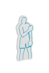 Lampă neon Muhammed Ali, Diverse culori, 28x60x2 cm - Albastru | SKU: 395NGR2068 | Lampă neon Muhammed Ali, 28x60x2 cm, varianta Albastru, produs pentru amenajarea locuinței, disponibil online în România la CasaMob