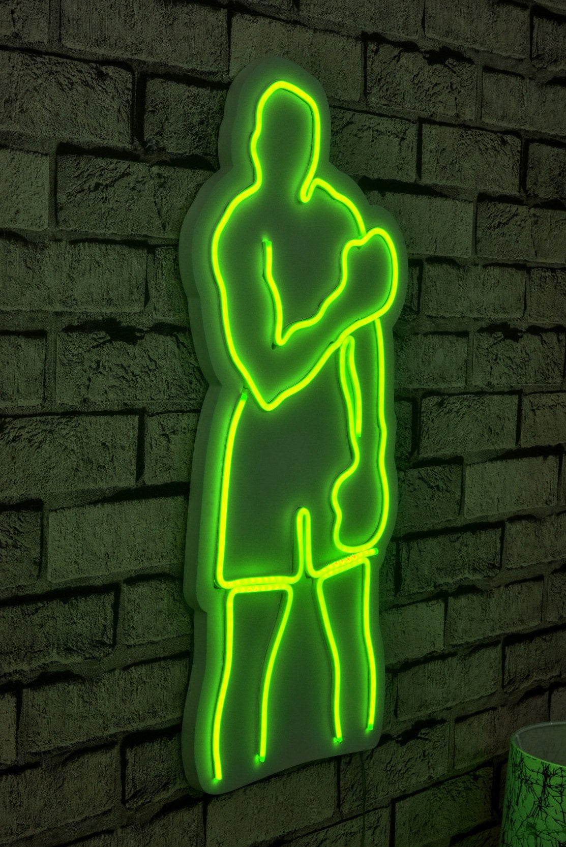 Lampă neon Muhammed Ali, Diverse culori, 28x60x2 cm - Verde | SKU: 395NGR2069 | Lampă neon Muhammed Ali, 28x60x2 cm, varianta Verde, produs pentru amenajarea locuinței, disponibil online în România la CasaMob