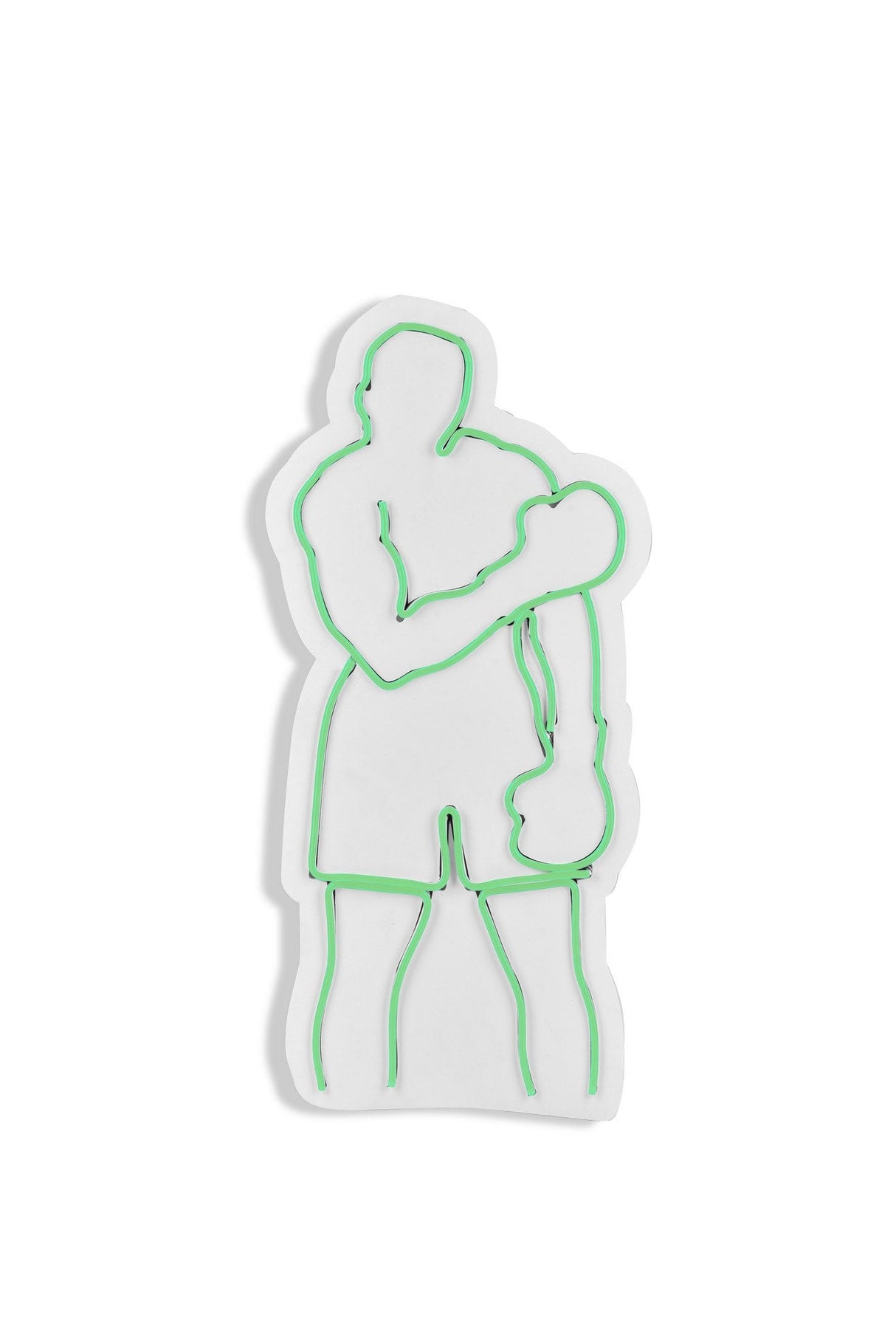 Lampă neon Muhammed Ali, Diverse culori, 28x60x2 cm - Verde | SKU: 395NGR2069 | Lampă neon Muhammed Ali, 28x60x2 cm, varianta Verde, produs pentru amenajarea locuinței, disponibil online în România la CasaMob
