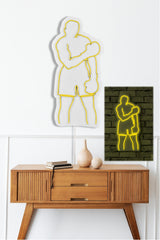 Lampă neon Muhammed Ali, Diverse culori, 28x60x2 cm - Galben | SKU: 395NGR2070 | Lampă neon Muhammed Ali, 28x60x2 cm, varianta Galben, produs pentru amenajarea locuinței, disponibil online în România la CasaMob