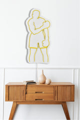 Lampă neon Muhammed Ali, Diverse culori, 28x60x2 cm - Galben | SKU: 395NGR2070 | Lampă neon Muhammed Ali, 28x60x2 cm, varianta Galben, produs pentru amenajarea locuinței, disponibil online în România la CasaMob