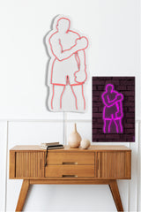Lampă neon Muhammed Ali, Diverse culori, 28x60x2 cm - Roz | SKU: 395NGR2071 | Lampă neon Muhammed Ali, 28x60x2 cm, varianta Roz, produs pentru amenajarea locuinței, disponibil online în România la CasaMob
