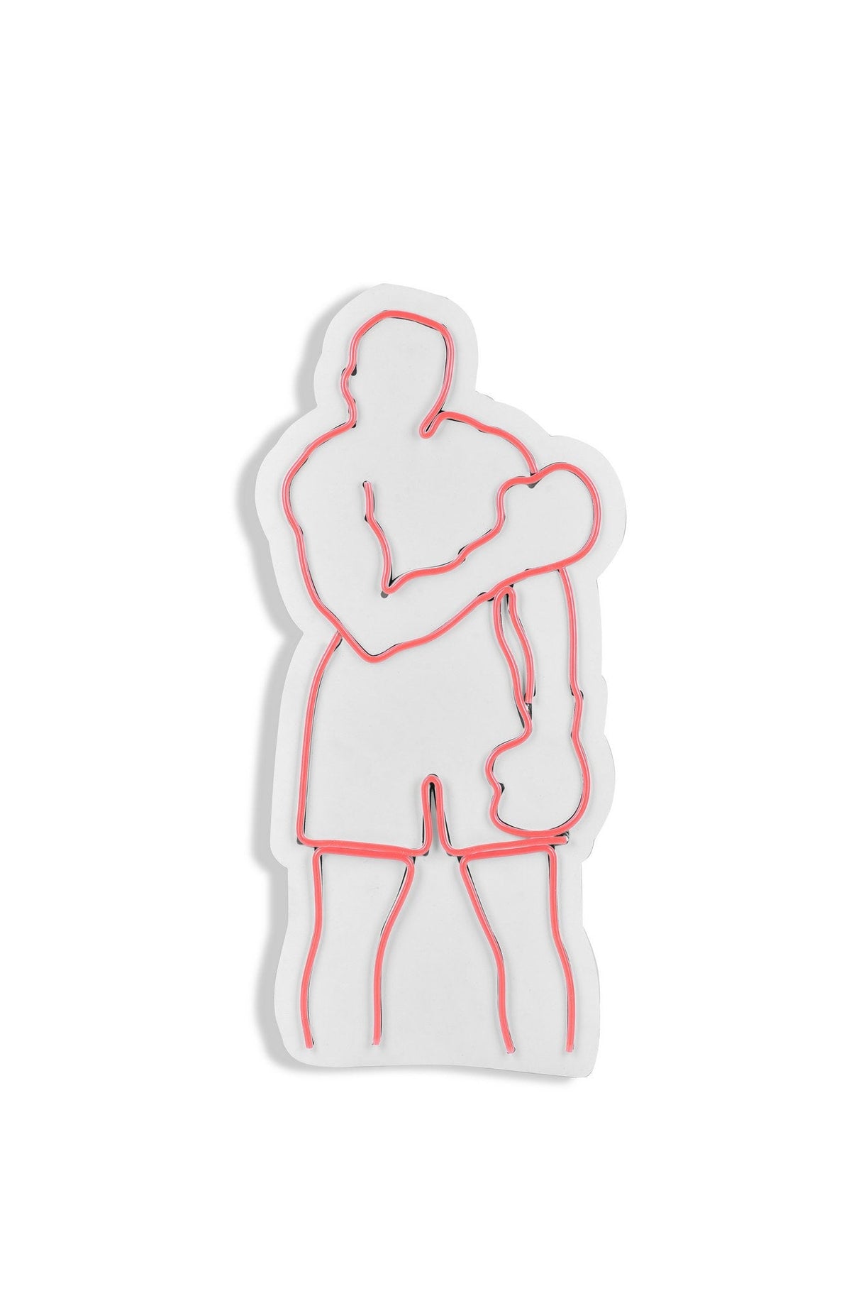 Lampă neon Muhammed Ali, Diverse culori, 28x60x2 cm - Roz | SKU: 395NGR2071 | Lampă neon Muhammed Ali, 28x60x2 cm, varianta Roz, produs pentru amenajarea locuinței, disponibil online în România la CasaMob