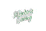 Lampă neon Winter is Coming, Diverse culori, 52x28x2 cm - Verde | SKU: 395NGR2098 | Lampă neon Winter is Coming, 52x28x2 cm, varianta Verde, produs pentru amenajarea locuinței, disponibil online în România la CasaMob