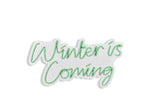 Lampă neon Winter is Coming, Diverse culori, 52x28x2 cm - Verde | SKU: 395NGR2098 | Lampă neon Winter is Coming, 52x28x2 cm, varianta Verde, produs pentru amenajarea locuinței, disponibil online în România la CasaMob