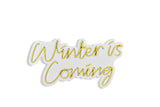 Lampă neon Winter is Coming, Diverse culori, 52x28x2 cm - Galben | SKU: 395NGR2099 | Lampă neon Winter is Coming, 52x28x2 cm, varianta Galben, produs pentru amenajarea locuinței, disponibil online în România la CasaMob