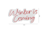 Lampă neon Winter is Coming, Diverse culori, 52x28x2 cm - Roz | SKU: 395NGR2101 | Lampă neon Winter is Coming, 52x28x2 cm, varianta Roz, produs pentru amenajarea locuinței, disponibil online în România la CasaMob