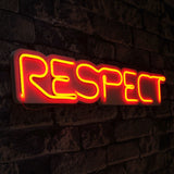 Lampă neon Respect, Diverse culori, 11x57x2 cm - Roșu | SKU: 395NGR2140 | Lampă neon Respect, 11x57x2 cm, varianta Roșu, produs pentru amenajarea locuinței, disponibil online în România la CasaMob