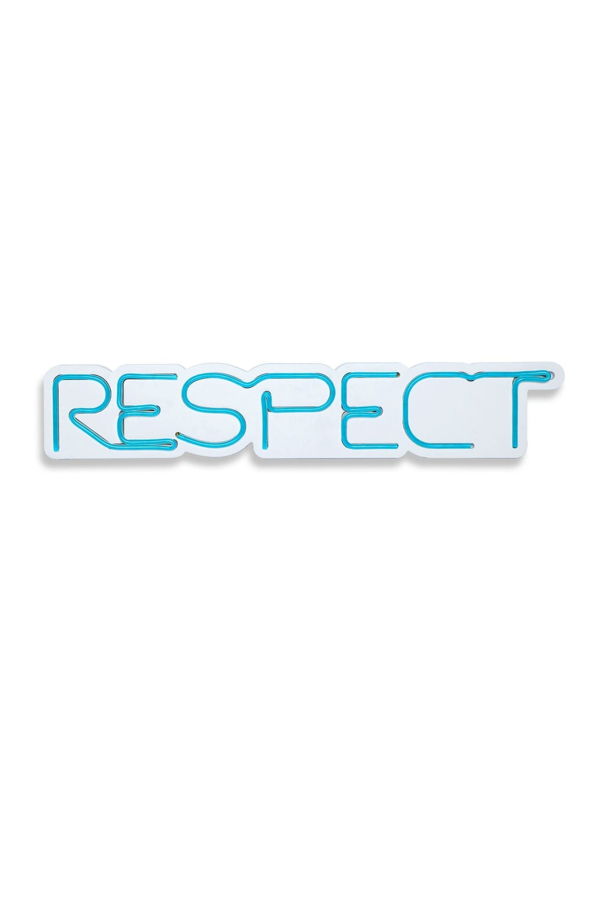 Lampă neon Respect, Diverse culori, 11x57x2 cm - Albastru | SKU: 395NGR2141 | Lampă neon Respect, 11x57x2 cm, varianta Albastru, produs pentru amenajarea locuinței, disponibil online în România la CasaMob