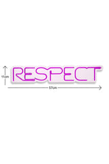 Lampă neon Respect, Diverse culori, 11x57x2 cm - Roz | SKU: 395NGR2143 | Lampă neon Respect, 11x57x2 cm, varianta Roz, produs pentru amenajarea locuinței, disponibil online în România la CasaMob