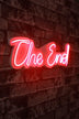 Roșu | SKU: 395NGR2208 | Lampă neon The End, 16x50x2 cm, varianta Roșu, produs pentru amenajarea locuinței, disponibil online în România la CasaMob