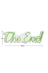 Lampă neon The End, Diverse culori, 16x50x2 cm - Verde | SKU: 395NGR2210 | Lampă neon The End, 16x50x2 cm, varianta Verde, produs pentru amenajarea locuinței, disponibil online în România la CasaMob